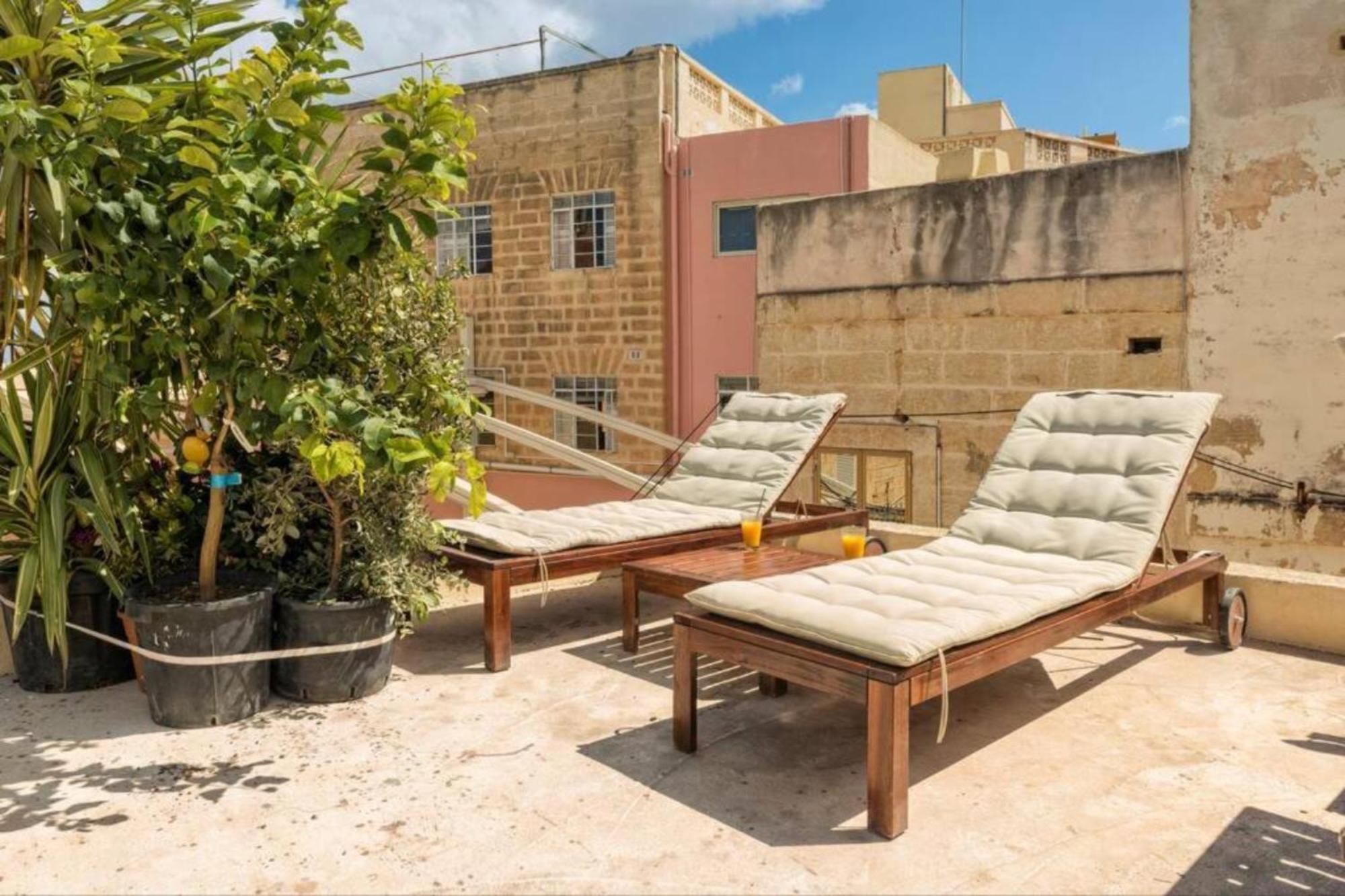 Authentic Gf Apartment With Terrace At The 3 Cities Marina Cospicua Dış mekan fotoğraf