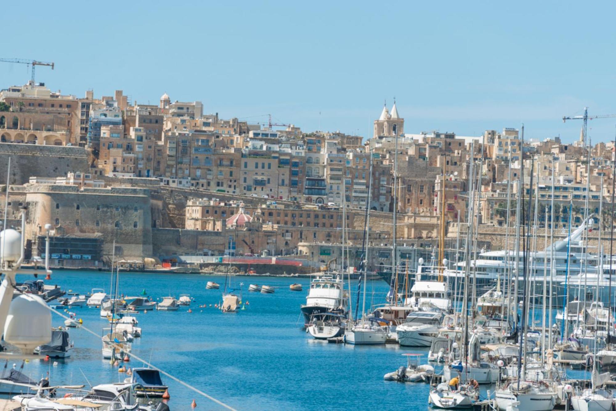 Authentic Gf Apartment With Terrace At The 3 Cities Marina Cospicua Dış mekan fotoğraf